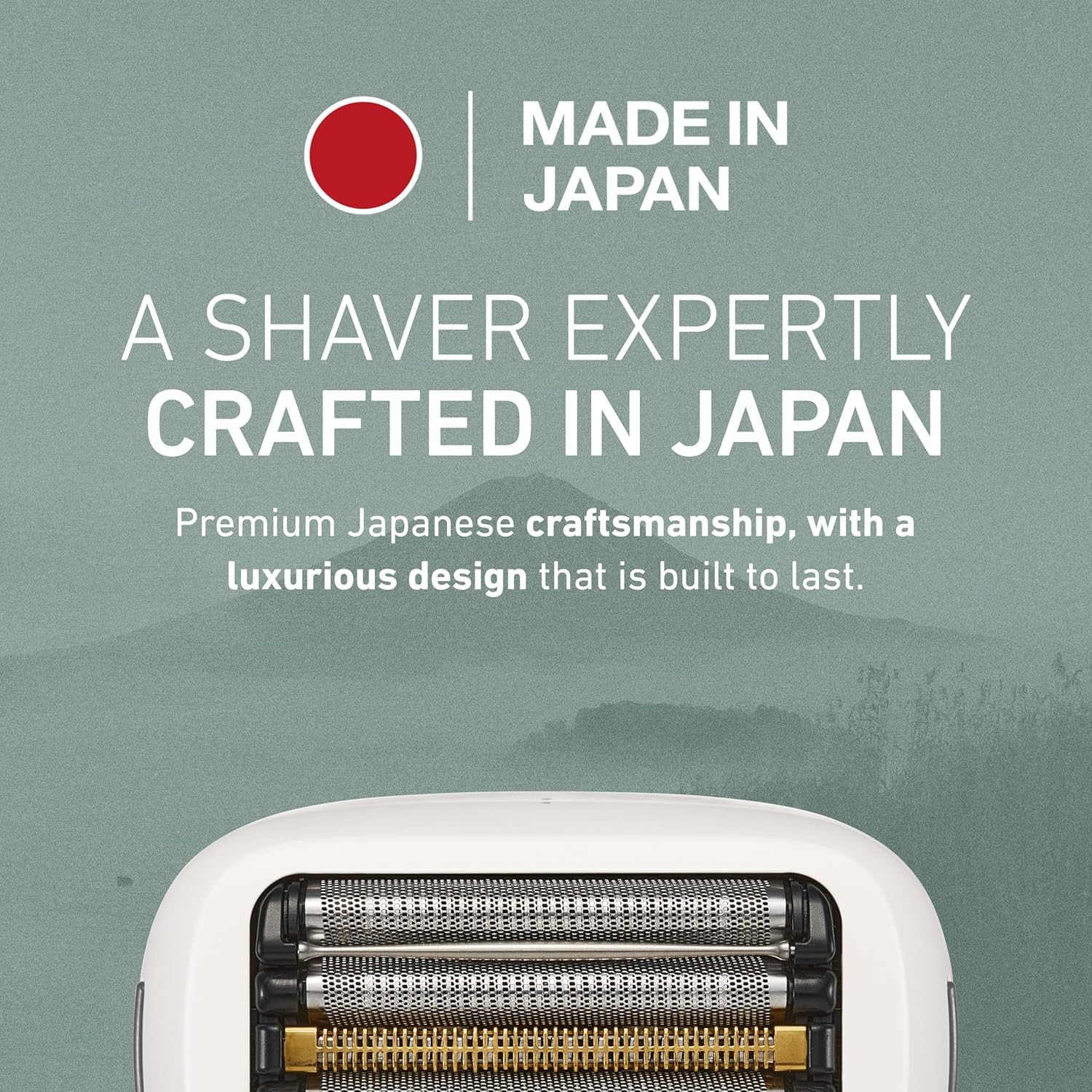 Panasonic ARC5 Palm-Sized Foil Shaver, Powerful Travel Electric Razor for Men, USB-C Charge Wet/Dry, Easy-Clean Luxury Japanese 5-Blade, Smooth & Precise Cut w/Smart Sensor (Natural Sea Stone) - Image 5