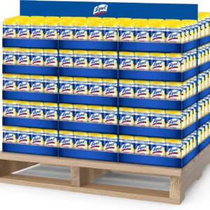 Lysol Disinfectant Wipes, Multi-Surface Cleaning Wipes, For Disinfecting and Cleaning, Lemon and Lime Blossom, (1 Pallet of 75 Packs, 450 Count Total)