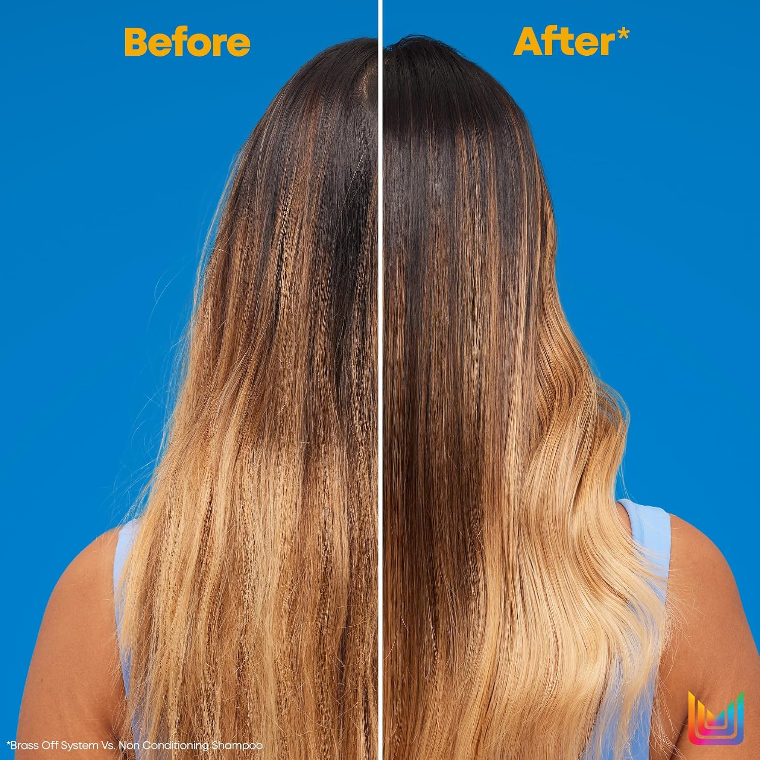 Matrix Brass Off Blue Conditioner - Tones and Removes Brassy Orange Undertones, Pigmented Conditioner For Color-Treated Hair and Lightened Brunettes, Vegan - Image 4