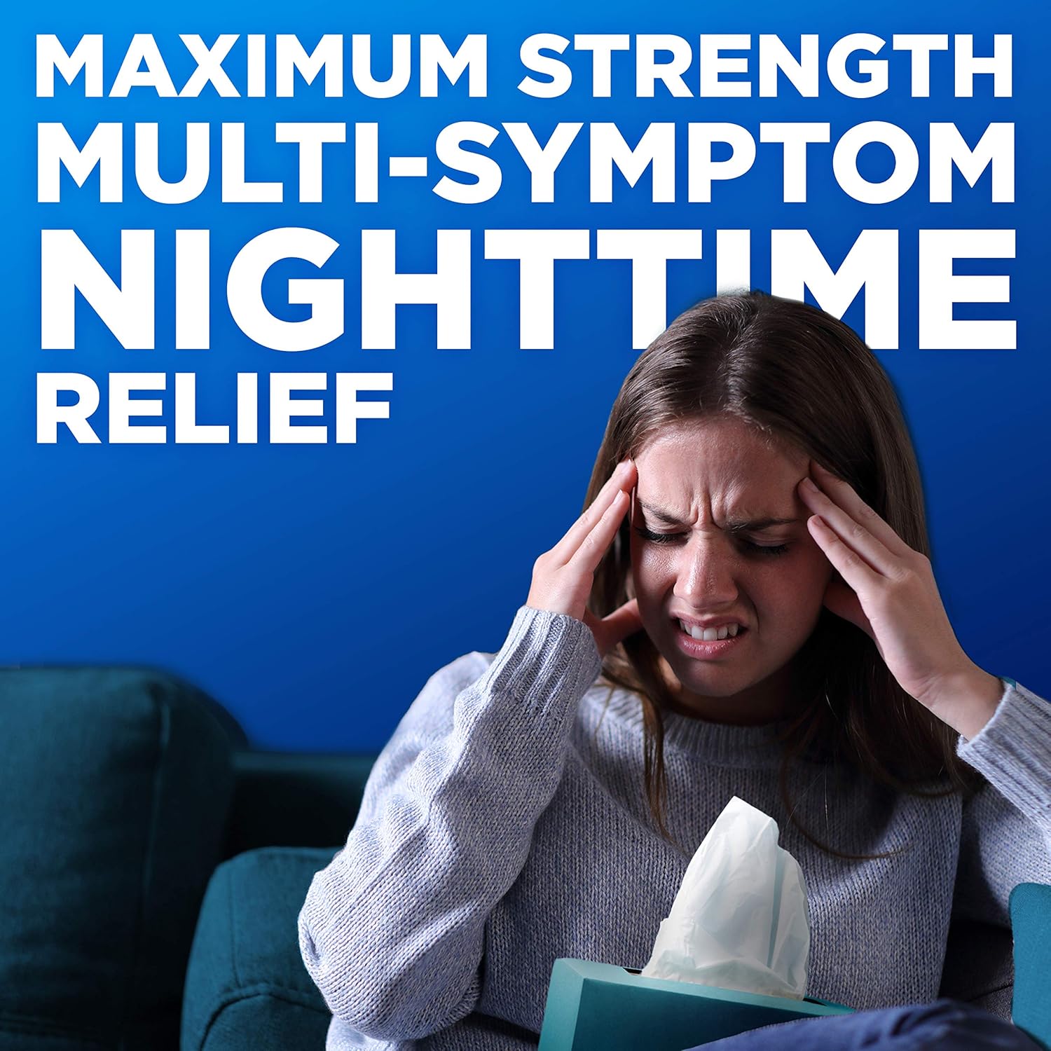 Amazon Basic Care Vapor Ice Daytime and Nighttime Severe Cold and Flu, Multi-Symptom Relief for Cough, Sore Throat, Nasal Congestion, Maximum Strength Coated Caplets, Combo Pack, 24 Count - Image 7