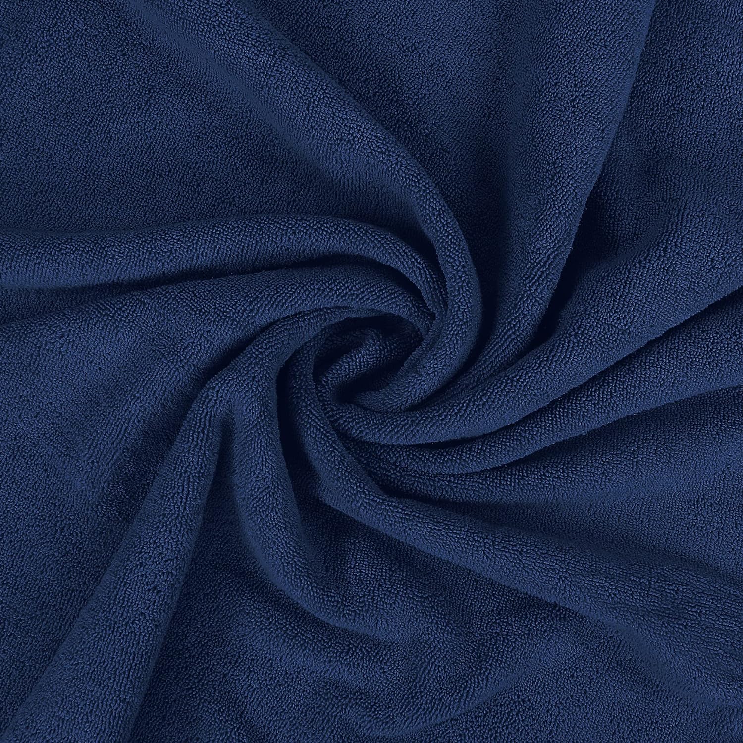 Utopia Towels Luxurious Jumbo Bath Sheet 2 Piece, 600 GSM, 35 by 70 Inches, 100% Ring Spun Cotton, Highly Absorbent and Quick Dry Extra Large Bath Towel, Super Soft Towel, Navy - Image 5