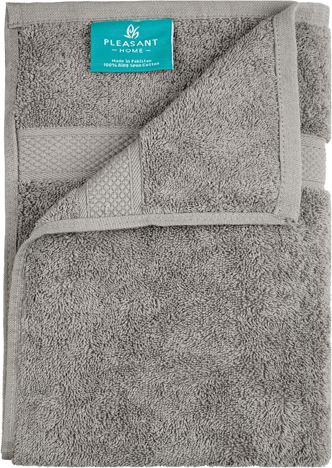 Pleasant Home Bath Towels Set of 6 (24” x 50”) 100% Cotton, 515 GSM | Lightweight, Soft & Highly Absorbent Luxury Towels for Bathroom | for Gym, Pool & Spa | 6 Pack, Gray - Image 7