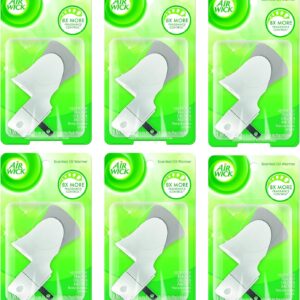 Air Wick Scented Oil Warmer Plugin Air Freshener, White, 6ct