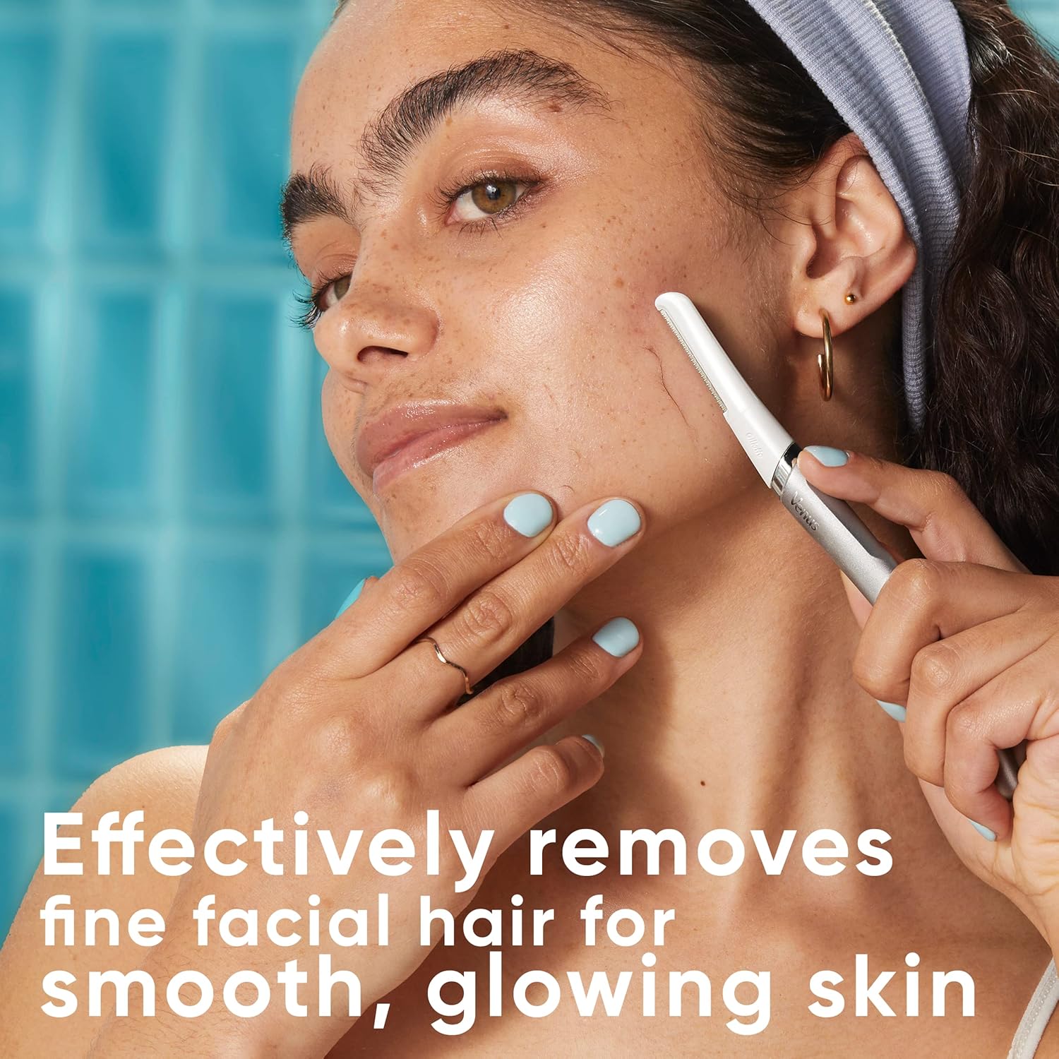 Gillette Venus Dermaplaning Tool, 2 Blade Refills, Exfoliating Face Razors for Women, Eyebrow and Facial Dermaplane Razor - Image 3