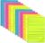(12 Pack) Lined Sticky Notes 4×6 in,Large Notepads with Lines,Ruled Stickies Super Sticking Power,Office School Memo Note Pads Bright Colors,Post on Windows Doors,Recyclable,Easy to Write on