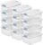 Sterilite 12-Pack Latching Box, Under Bed Storage Bins with Lids, Clear Plastic, 15 Quart – Heavy-Duty Organizing Containers for Closet, Bathroom, and Office