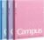 KOKUYO Composition Notebooks, 3 Pack Campus 9-3/4″ x 7-1/2″ Comp Book with College Ruled, 80 Sheets, Pink Blue Lavender School Lined Notebook Journal for Work Study Note Taking (WSG-NO-308CG1×3)