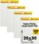 Post-it Super Sticky Easel Pad, 25 in x 30 in, White, 30 Sheets/Pad, 4 Pads/Pack, Great for Virtual Teachers and Students (559 VAD 4PK)