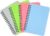 Spiral Notebook 4 Pack Small Pocket Notebook 4.1”x5.9” A6 Mini Journal Plastic Hardcover Ruled Notebook 4 Color 480 Pages for School Work and Aesthetic Gift Office Supplies for Teen Girls,Boys