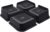 ANNKUT Bed Risers 2 Inch Heavy Duty, Furniture Risers for Bed Desk Table Sofa Couch,Oversized Bed Lifts Risers,Support up to 5000 Lbs(4 Pack Black)