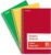 STAPLES 1‑Subject Spiral Notebook, College Ruled, 80 Sheets, Assorted Colors, 3‑Pack