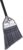 Fuller Brush Angle Broom – Heavy Duty Broom with Split End Bristles, Steel Handle, Indoor/Outdoor Floor Sweeper for Home, Garage, Patio