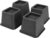 BTSD-home Bed Risers 3 Inch Heavy Duty, Furniture Risers for Bed Frame/Sofa/Couch/Table, 4 Pack, Up to 2000 lbs, Under-Bed Storage