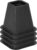 Simplify 6 Inch Bed Riser | Pack of 4 | Bed & Furniture Lifter Wheel Grooves | Under-Bed Storage | Bedroom & Dorm | Black
