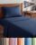 Twin XL Size 3 Piece Sheet Set – Comfy Breathable & Cooling Sheets – Hotel Luxury Bed Sheets for Women & Men – Deep Pockets, Easy-Fit, Soft and Wrinkle Free Sheets – Navy Blue Oeko-Tex Bed Sheet Set
