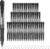 deegtran Pens Bulk, 50 Pack No Bleed Black Ink Click Pens with Soft Grip, Wholesale Retractable Ballpoint Pens for Office School, Medium Point Smooth 1.0MM
