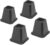 Whitmor Bed Risers – Black (Set of 4)