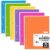 Mead Spiral Notebook, 6 Pack, 1 Subject, College Ruled Paper, 7-1/2″ x 10-1/2″, 70 Sheets per Notebook, Assorted Bright Colors (830050-ECM)