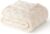 Exclusivo Mezcla Fleece Throw Blanket for Couch and Sofa, Super Soft and Cozy Blankets with Checkered Design, Lightweight, Decorative, All Season Use, 50×60 Inches, Ivory