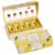 Tea Forte Premium Petite Presentation Box Gift Set Sampler, 10 Count, 2 of Each Blend Individually Wrapped Handcrafted Pyramid Infuser Bags, Hydrangea
