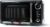 Nostalgia Retro Compact Countertop Microwave Oven – 0.7 Cu. Ft. – 700-Watts with LED Digital Display – Child Lock – Easy Clean Interior – Black
