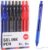 8 Pcs Retractable Gel Pens Fine Point (0.5mm) Rollerball Pens for Smooth Writing (Black&Blue&Red Ink) for Women Men Journaling School and Office Supplies Use