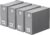 SpaceAid 4 Pack Bed Sheet Organizers and Storage, Foldable Organizer for Linen Closet, Sheets Set Folder Keeper with Window XL (Queen & King Size) Organizing Bedding Container, Gray 91ZDSN-SL01-G4