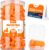 VOISEN 150 Pairs Foam Ear Plugs, Ear Plugs for Sleeping Noise Cancelling, 32dB NRR, 37dB SNR Earplugs for Sleeping, Snoring, Studying, Loud Events, Traveling & Concerts, A Storage Box, Orange