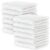 Comfy Cubs Muslin Baby Washcloths 10 Pack – Soft 6-Layer Cotton Wash Cloths for Sensitive Skin – 10″x10″ Large, Gentle, Absorbent Infant Essentials for Newborn and Toddlers – White