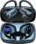 bmani Ear Buds Wireless Earbuds Bluetooth Headphones with 80H Playtime LED Display Case, Over-Ear Hook with Mic, Stereo Sound, Easy Button Controls, Sports Earphones for Running Workout Gym Black