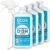 ECOS Foaming Dish Soap, Powerful Spray-On Formula, Saves Water, Wipe & Rinse Dish Cleaner – Hypoallergenic – Free & Clear, 17 Fl Oz (Pack of 4)
