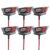 Libman Commercial 1102 Rough Surface Angle Broom, 15″ Wide, Steel Red Handle and Gray Bristles (Pack of 6)