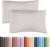 Queen Pillow Cases Set of 2 – Ultra Soft Hotel Quality Pillowcase Covers – Comfy, Cozy & Wrinkle Free – Shrink, Stain & Fade Resistant – Machine Washable Pillow Protectors – 2 Piece Set – Light Grey