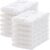 Lovely Care 12 Pack Muslin Burp Cloths 100% Cotton Muslin Cloths Large 20”x10” Extra Soft and Absorbent Baby Burping Cloth – White