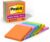 Post-it Super Sticky Notes, 3×3 in, 6 Pads, 2X The Sticking Power, Energy Boost Collection, Bright Colors (Orange, Pink, Blue, Green),Recyclable (654-6SSAU)