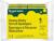 Amazon Basics Heavy Duty Dual-Sided Scrub Sponges, Reusable, 4.4 x 2.7 x 0.8 in, Yellow/Green, 6-Pack