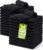 Utopia Towels Microfiber Bleach Safe Salon Towel 16 by 27 inches, 24 Pack Gym Hand Towels, Black