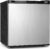 Antarctic Star 1.7 Cu.Ft Compact Refrigerator,Adjustable Thermostat,Removable Glass Shelf,Single Reversible Door Mini Fridge for Bedroom,Office,Dorm,Silver