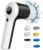 PUFTEM Electric Spin Scrubber, Cordless Shower Scrubber with Battery Level Display, 2 Speeds Electric Scrubber for Cleaning with 6 Replaceable Heads, Cleaning Brush for Bathroom/Sink/Window