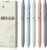 FIOVER 5pcs Gel Pens Quick Dry Ink Pens Fine Point Premium Retractable Rolling Ball Gel Pens Black Ink Smooth Writing for School Office Home