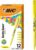 BIC Brite Liner Highlighters, Chisel Tip, 12-Count Pack of Yellow Highlighters, Ideal Highlighter Set for Organizing and Coloring