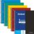 Oxford 1 Subject Spiral Notebook, Notebook for School, Plastic Covers, Back to School Supplies, College Ruled, 100 Sheets, 5 Pack, Assorted Primary Colors: Black, Blue, Red, Green and Yellow (1009289)