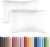 Queen Pillow Cases Set of 2 – Ultra Soft Hotel Quality Pillowcase Covers – Comfy, Cozy & Wrinkle Free – Shrinkage, Stain and Fade Resistant – Machine Washable Pillow Protectors – 2 Piece Set – White