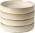 famiware Star 7.5″ Pasta Bowls Set, Salad Bowl Set of 4, Double Reactive Glaze, Stackable, Ideal for Your Friend for Housewarming, Festivals, Cappuccino White