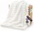 Bedsure GentleSoft White Throw Blanket for Couch – Graduation Gifts Teacher Appreciation Birthday Gifts for Women Mom Her, Cozy Fleece Blanket for Girls, Dorm Room Home Decor, Off White, 50×60 Inchess