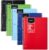 Amazon Basics College Ruled Spiral Notebook, For Work and School, 70 Sheets, 8″ x 10.5″, Assorted Solid Colors, 5 pack