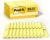 Post-it Notes, 1/3/8 x 1 7/8 in, 24 Sticky Notes Pads, 100 Sheets per Pad, Canary Yellow, The Original Post-it Note, School Supplies and Oﬃce Products