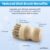 Unscented Dish Soap Liquid Hypoallergenic Cleaning Pack with 1 Natural Sisal Dish Scrub Brush & 2 Unscented Clear Liquid Dishwashing Soap With Biodegradable Formula (3 Items)