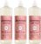 MRS. MEYER’S CLEAN DAY Liquid Dish Soap, Rose Scent, 16 Fl Oz Bottle – 3 Pack
