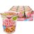 Nissin Cup Noodles Soup, Beef Flavor, Microwaveable Paper Cups, Instant Ramen, 2.25 Ounce (Pack of 12)